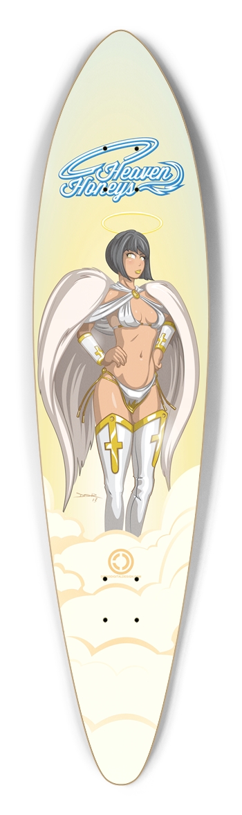 Heaven Honeys Pintail Longboard