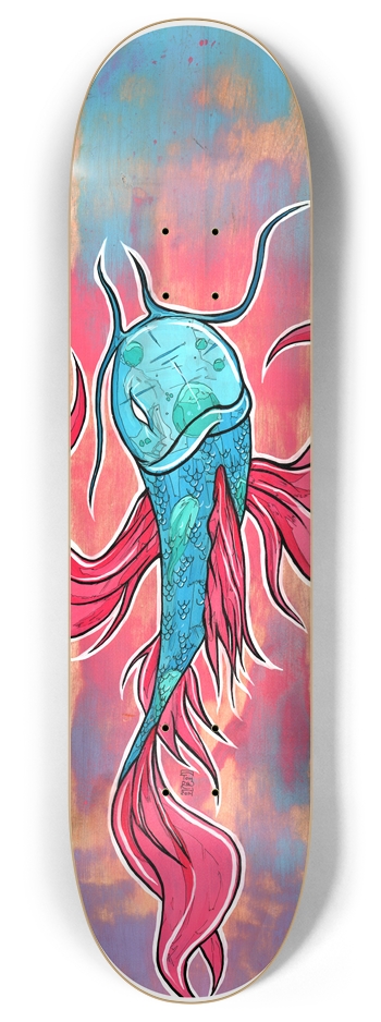 Pink Finned Koi Board