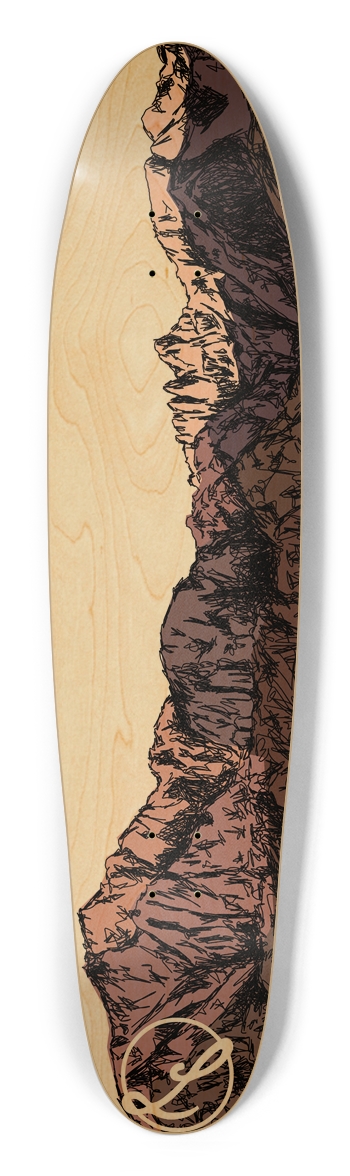 Mountain, Man Longboard