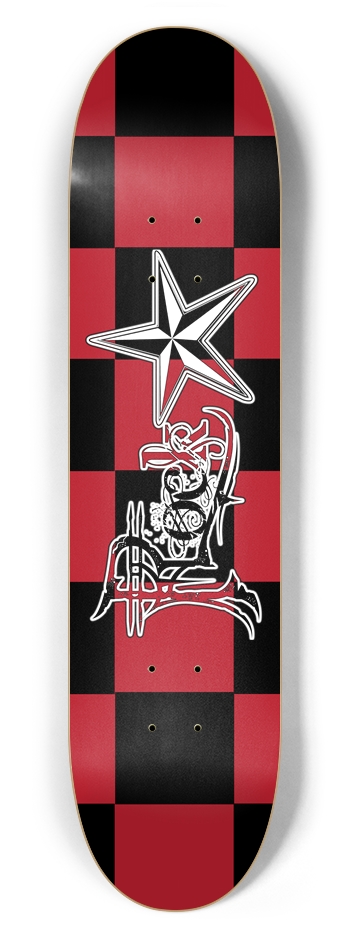 Rock Star BR Checker 7 5/8" Deck