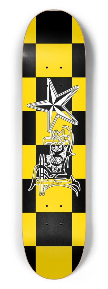 Rock Star BY Checker 7 1/2" Deck