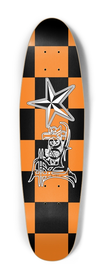 Rock Star BO Checker Cruiser Deck