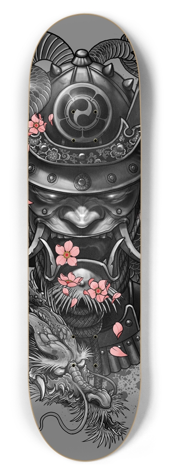 Dragon Samurai Custom Skateboard