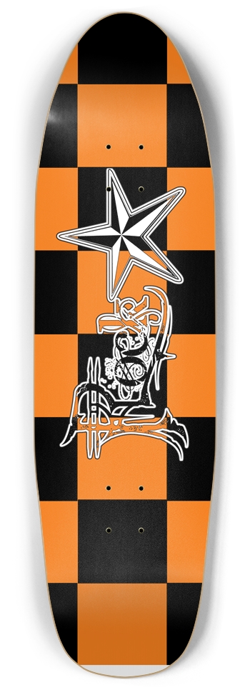 Rock Star BO Checker Punk Nose Pool Deck