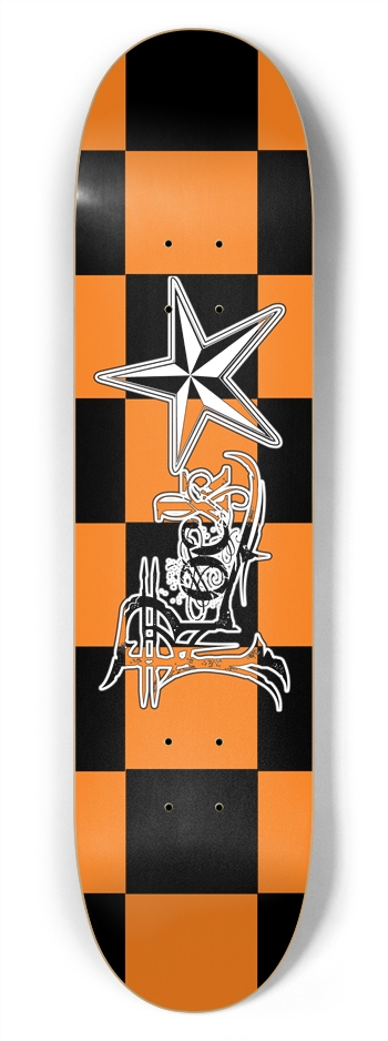 Rock Star BO Checker 7 3/4" Deck