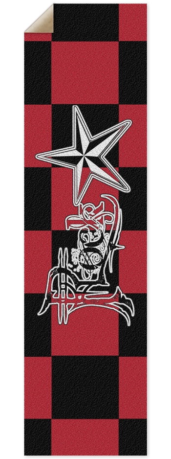 Rock Star BR Checker Custom Griptape