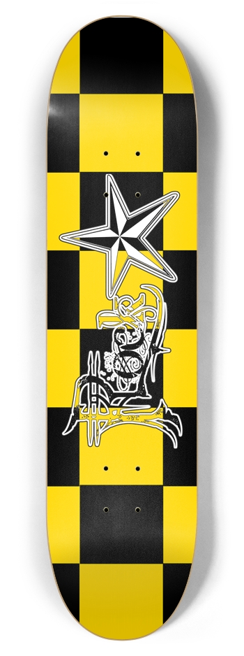 Rock Star BY Checker 7 7/8" Deck