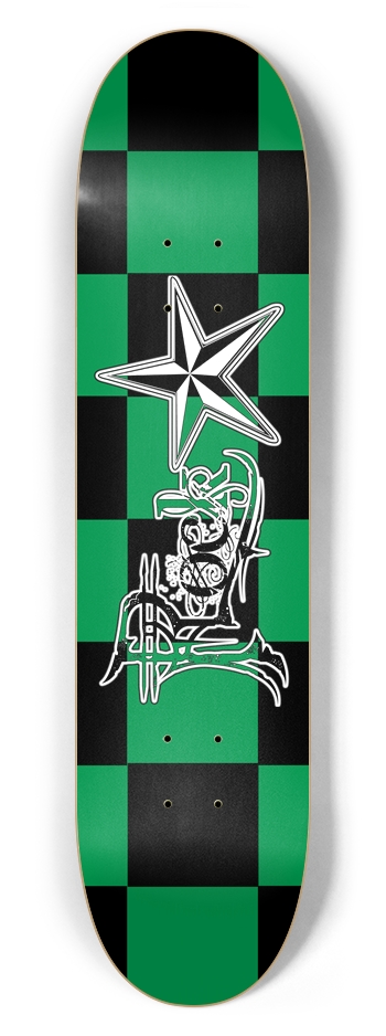 Rock Star BG Checker 7 5/8" Deck