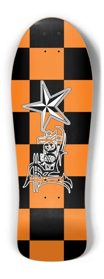 Rock Star BO Checker Old School Deck