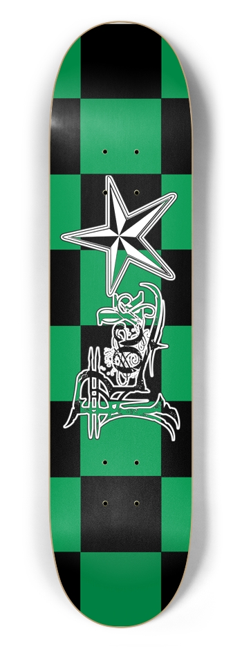 Rock Star BG Checker 7 1/2" Deck