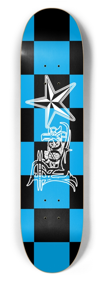 Rock Star BB Checker 7 5/8" Deck