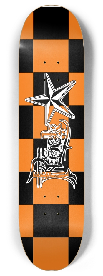 Rock Star BO Checker 8" Deck