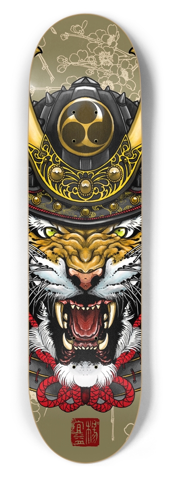 Tiger Kabuto Custom Skateboard