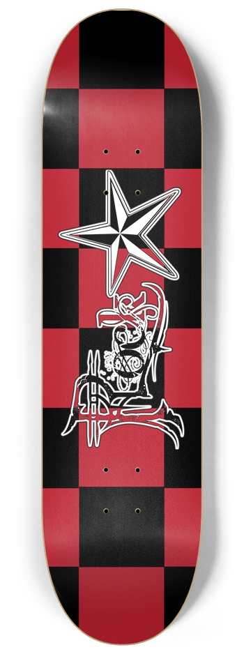 Rock Star BR Checker 8 1/4" Deck