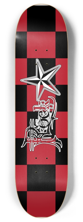 Rock Star BR Checker 8" Deck