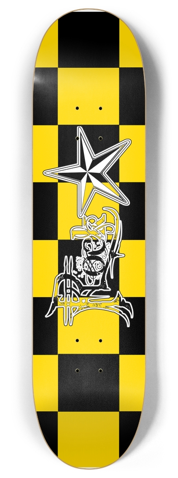 Rock Star BY Checker 8" Deck