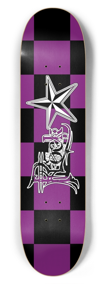 Rock Star BP Checker 7 3/4" Deck