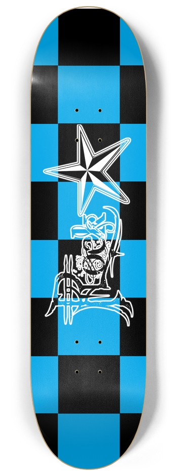 Rock Star BB Checker 8 1/4" Deck