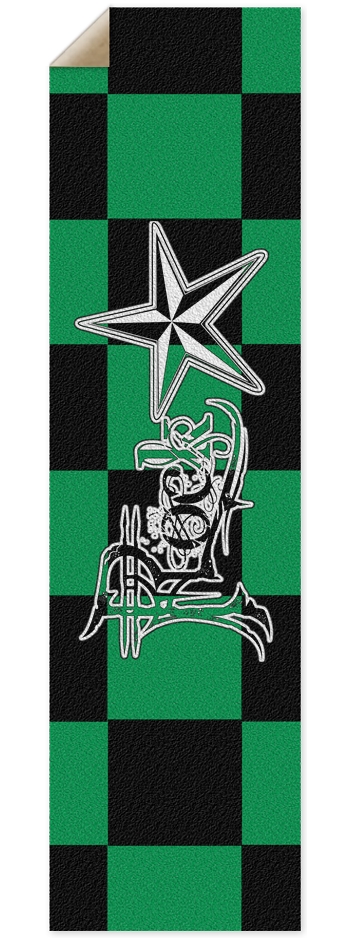 Rock Star BG Checker Custom Griptape