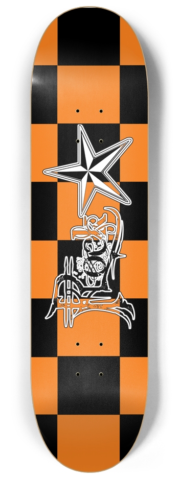 Rock Star BO Checker 8 1/4" Deck