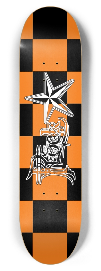 Rock Star BO Checker 7 7/8" Deck