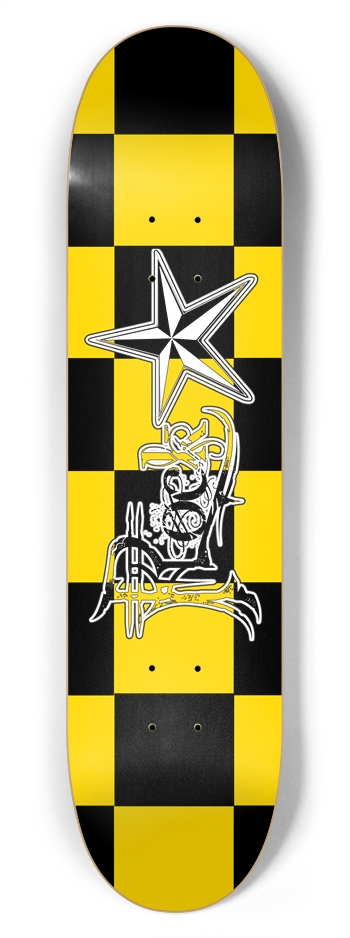 Rock Star BY Checker 7 3/4" Deck