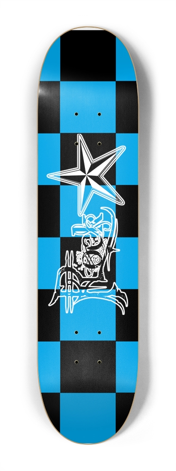 Rock Star BB Checker 7 1/4" Deck