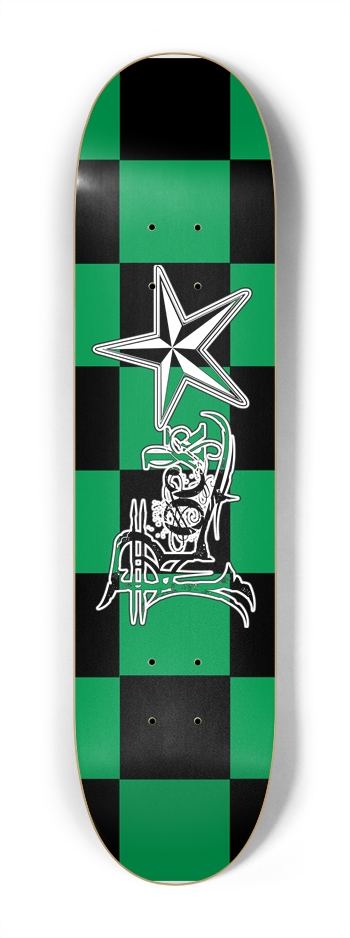 Rock Star BG Checker 7 1/4" Deck