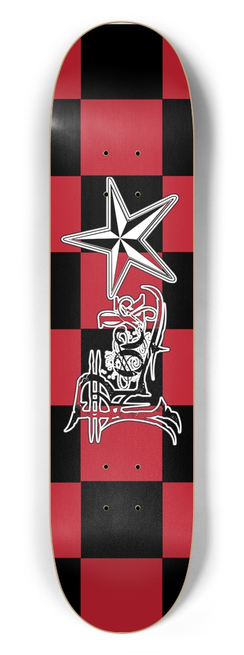 Rock Star BR Checker 7 1/2" Deck