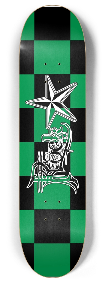 Rock Star BG Checker 8" Deck