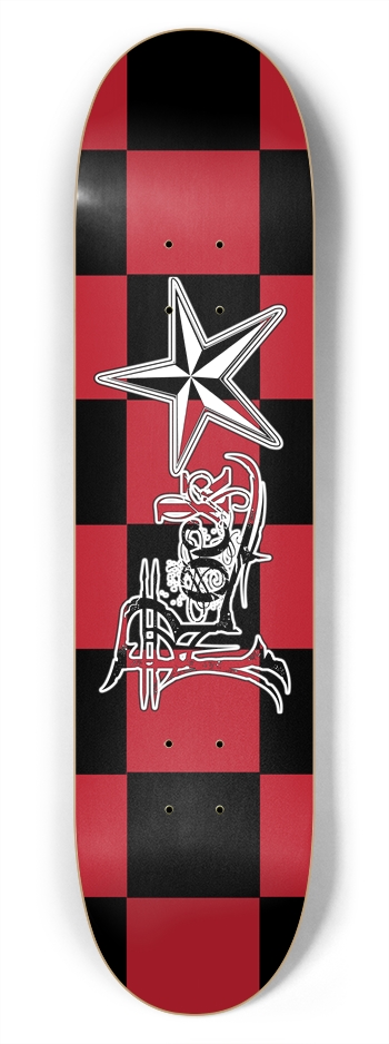 Rock Star BR Checker 7 3/4" Deck
