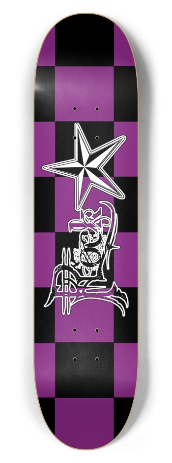Rock Star BP Checker 7 5/8" Deck