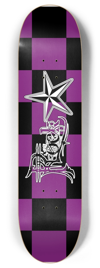 Rock Star BP Checker 8" Deck
