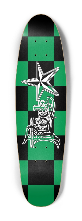 Rock Star BG Checker Cruiser Deck