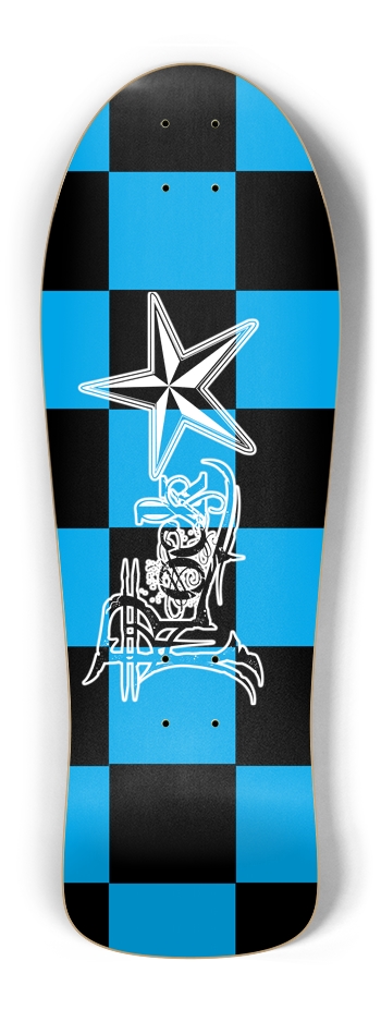 Rock Star BB Checker Old School Deck