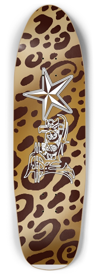 Rock Star Leopard Print Punk Nose Pool Deck