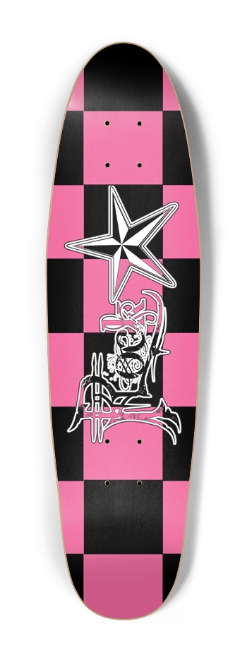 Rock Star BPk Checker Cruiser Deck