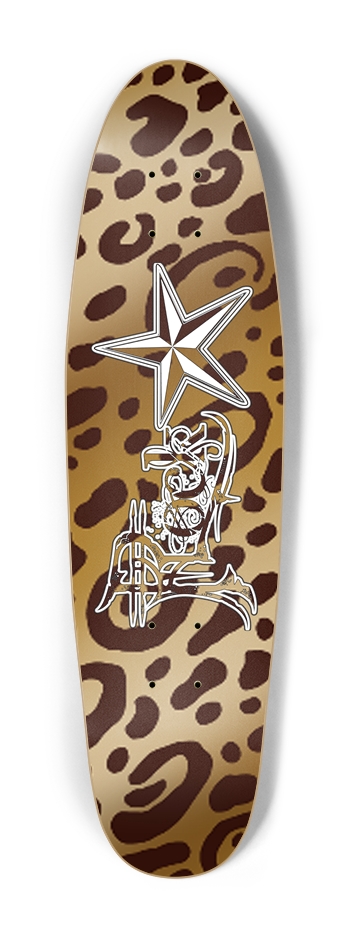 Rock Star Leopard Print Cruiser Deck