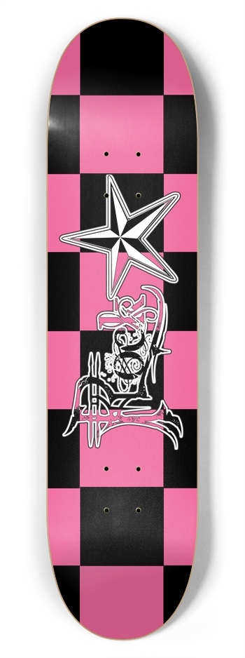 Rock Star BPk Checker 7 3/4" Deck