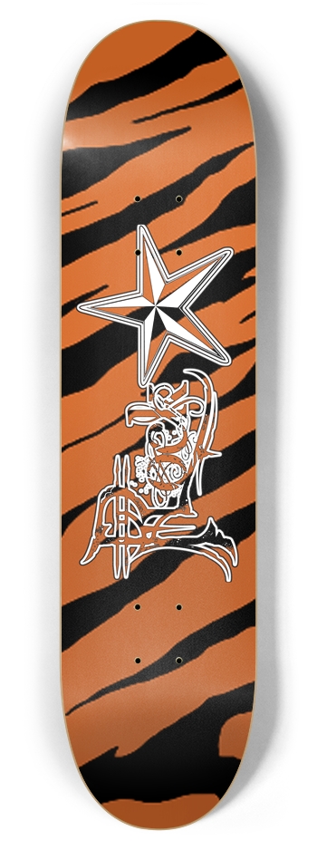 Rock Star Tiger Stripe 7 7/8" Deck
