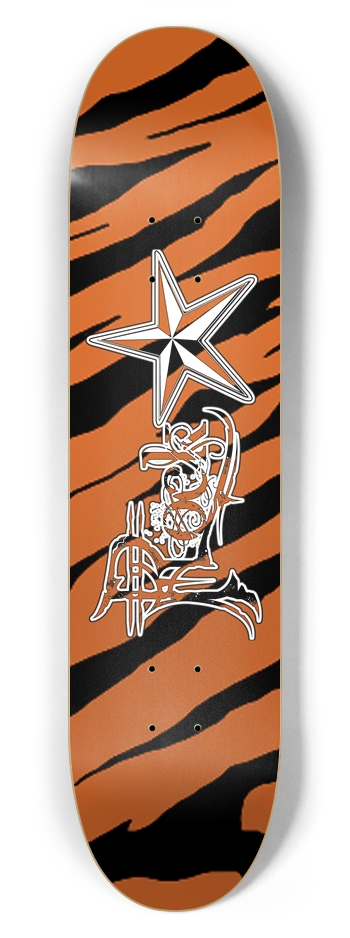 Rock Star Tiger Stripe 7 5/8" Deck