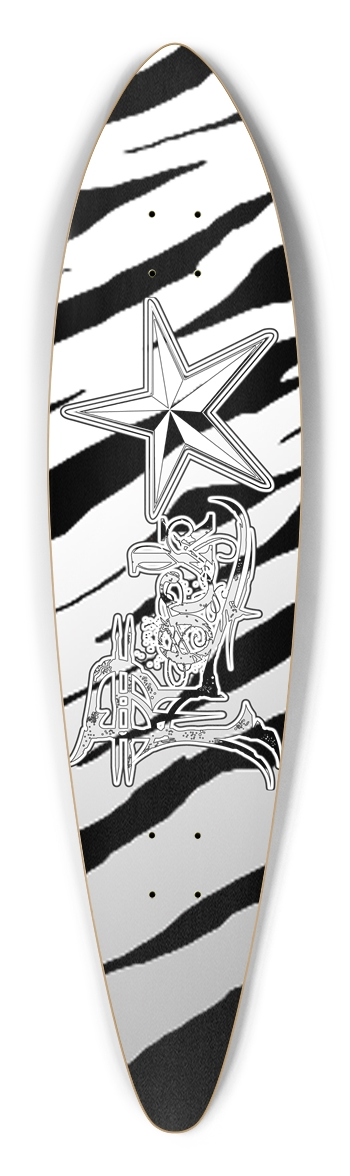 Rock Star WTS Pintail Longboard Deck