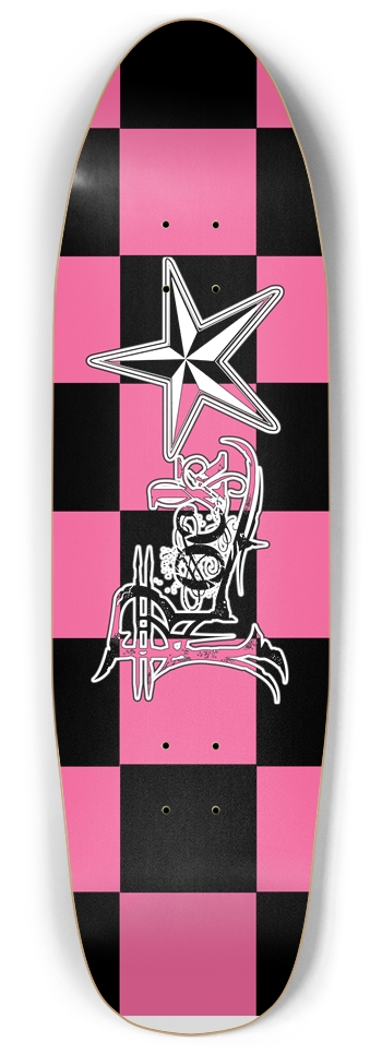 Rock Star BPk Checker punk Nose Pool Deck