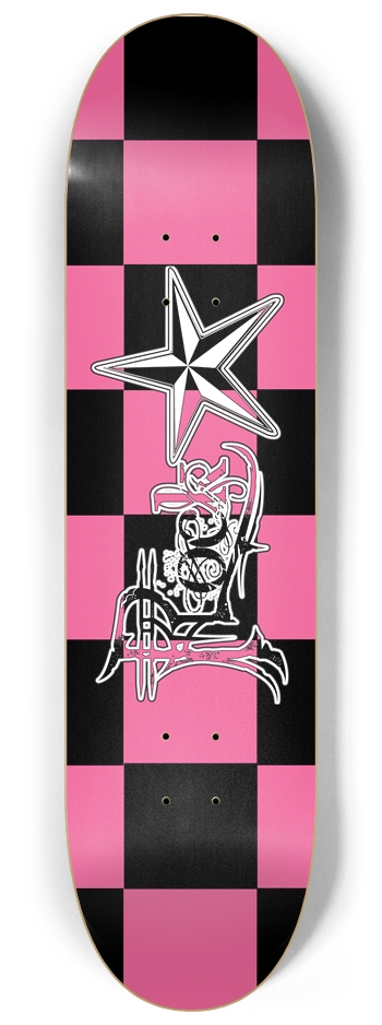 Rock Star BPk Checker 8 1/4" Deck