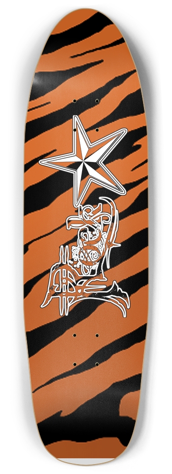 Rock Star Tiger Stripe Punk Nose Pool Deck