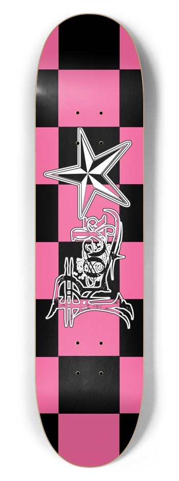 Rock Star BPk Checker 7 5/8" Deck