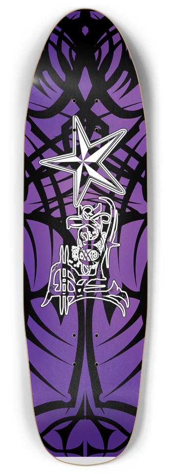 Rock Star Purple Tribal Punk Nose Pool Deck