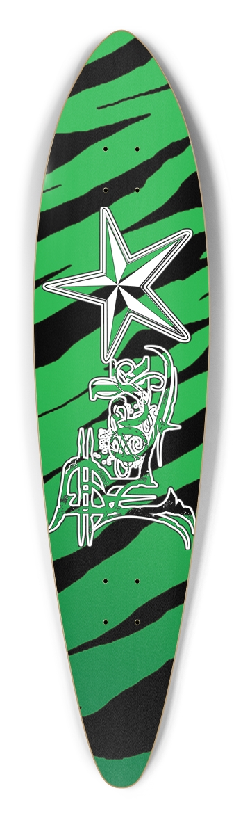 Rock Star GTS Pintail Longboard Deck