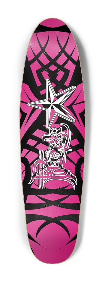 Rock Star Pink Tribal Cruiser Deck