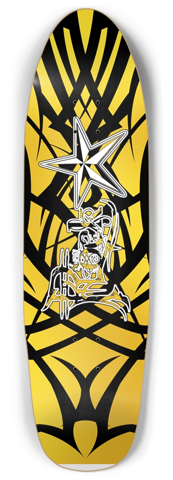 Rock Star Yellow Tribal Punk Nose Pool Deck